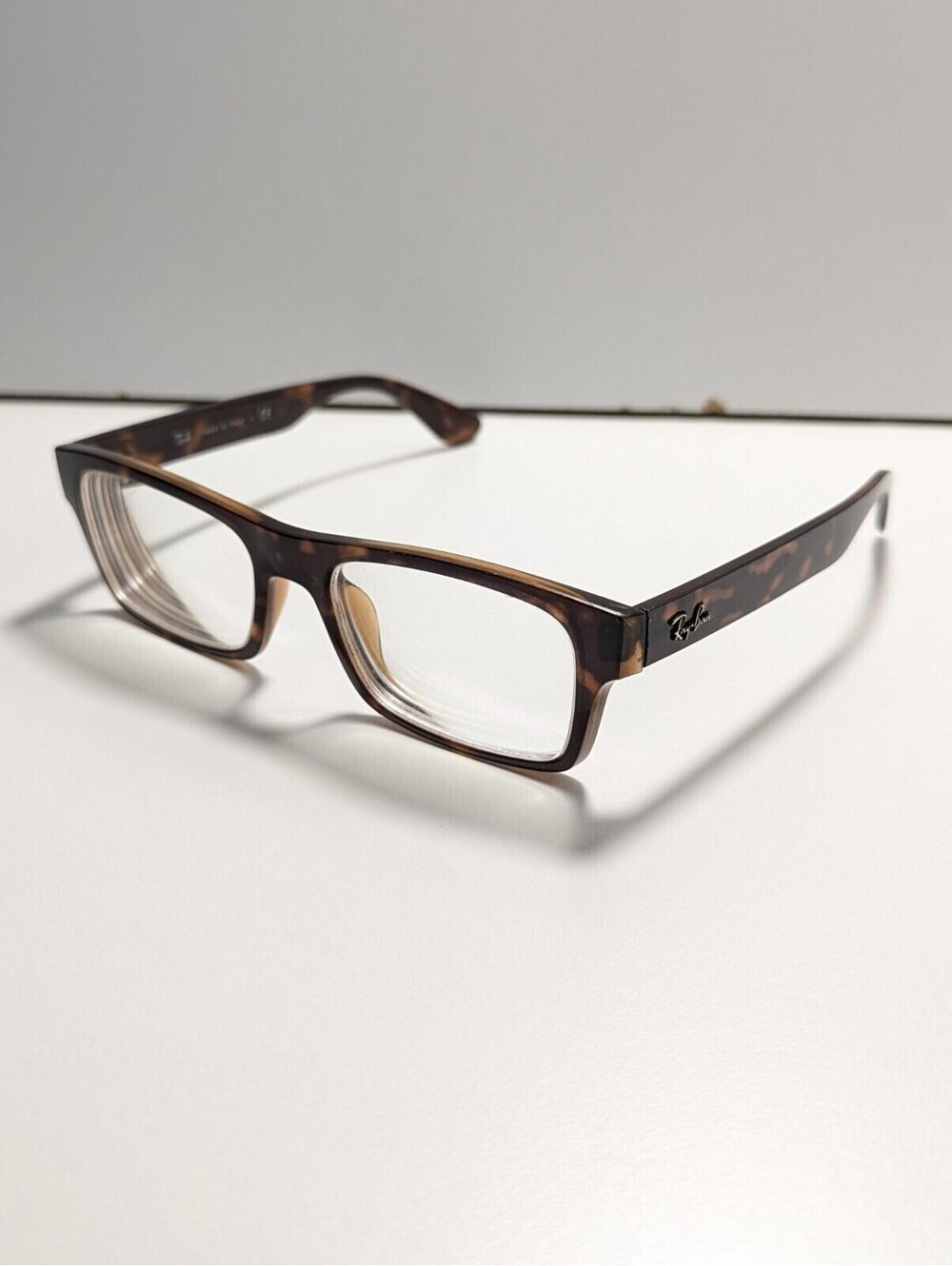 Ray Ban RB 7030 5396 Eyeglasses Brown Size: 53-17-140 Made In Italy FRAMES ONLY - Picture 4 of 9